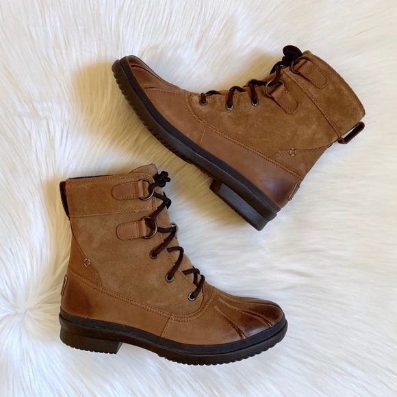 UGG Chestnut Azaria Waterproof Duck Boots - Picture 2 of 8